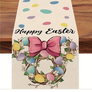 New 13x72 Table Runner Disney Minnie Mickey Mouse Easter home Decor Mantel Scarf